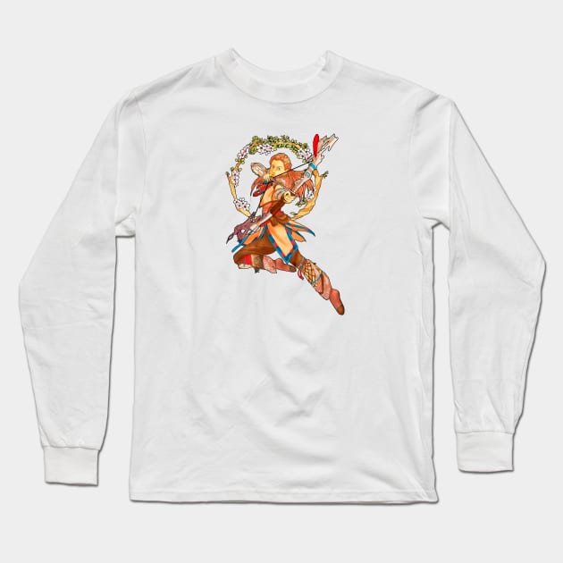 The Nora huntress Long Sleeve T-Shirt by quietduna